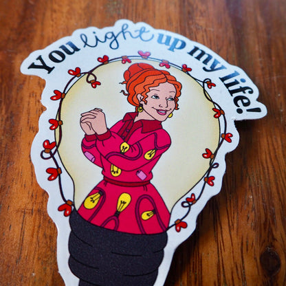 Ms. Frizzle You Light Up My Life Sticker