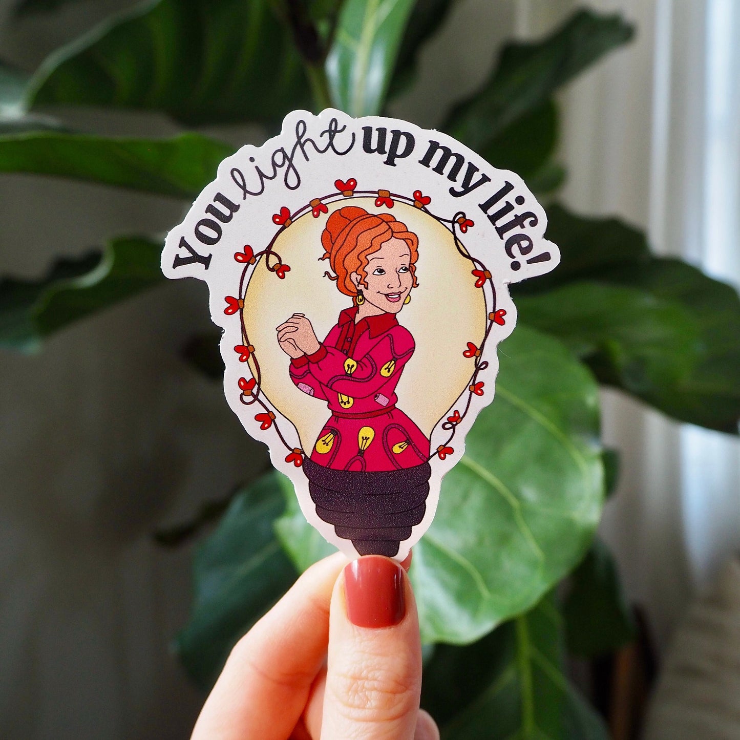 Ms. Frizzle You Light Up My Life Sticker