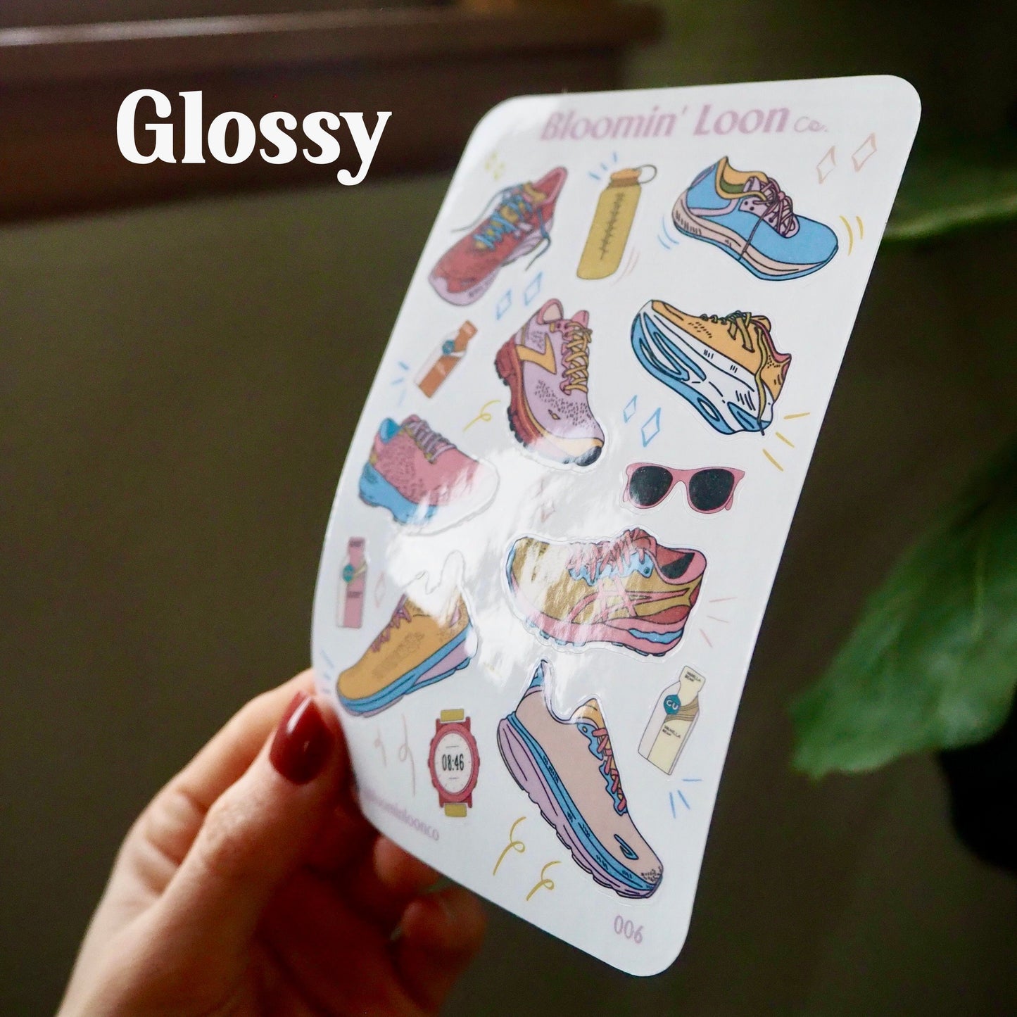 Runner's Journaling Sticker Sheet