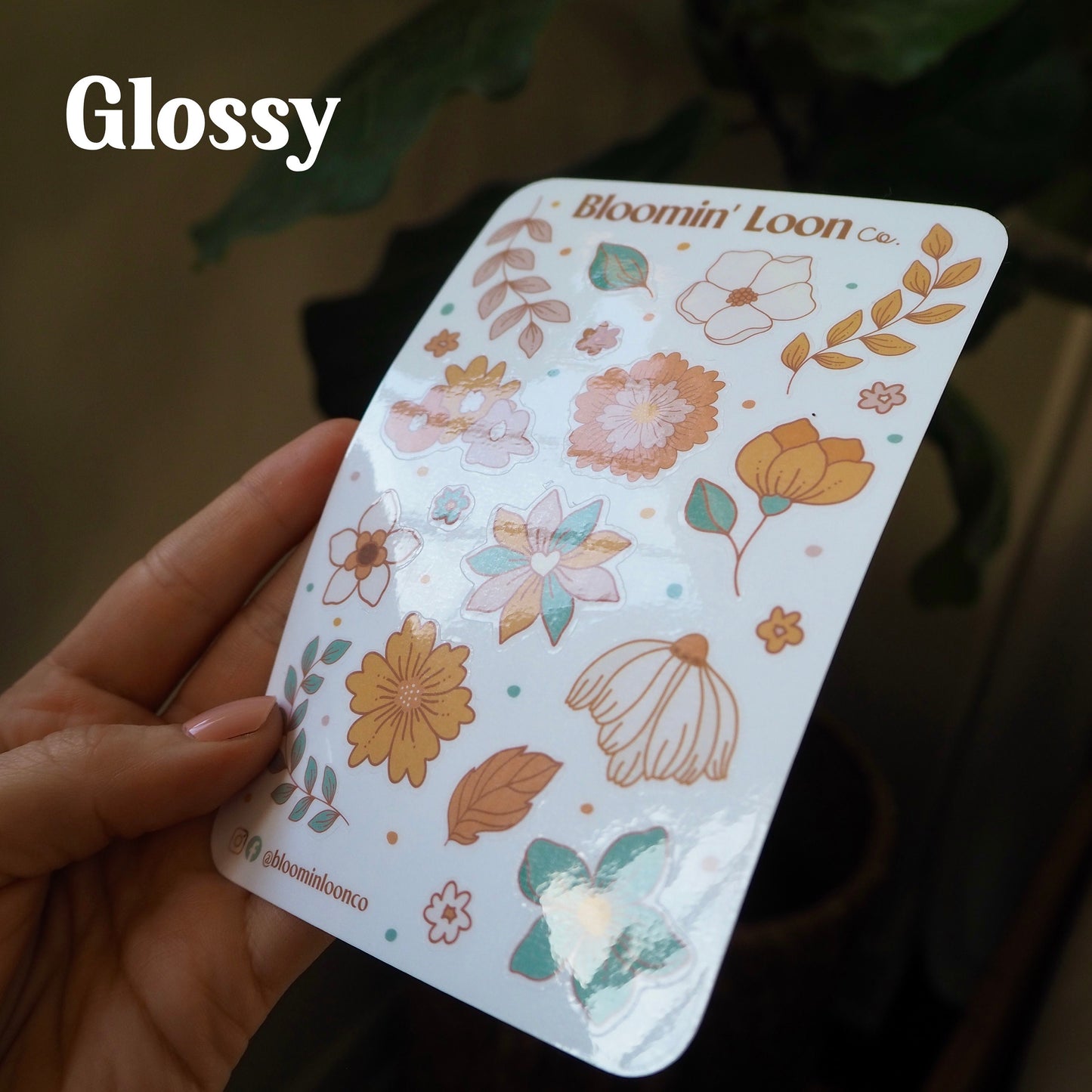 Summertime Florals Sticker Sheet