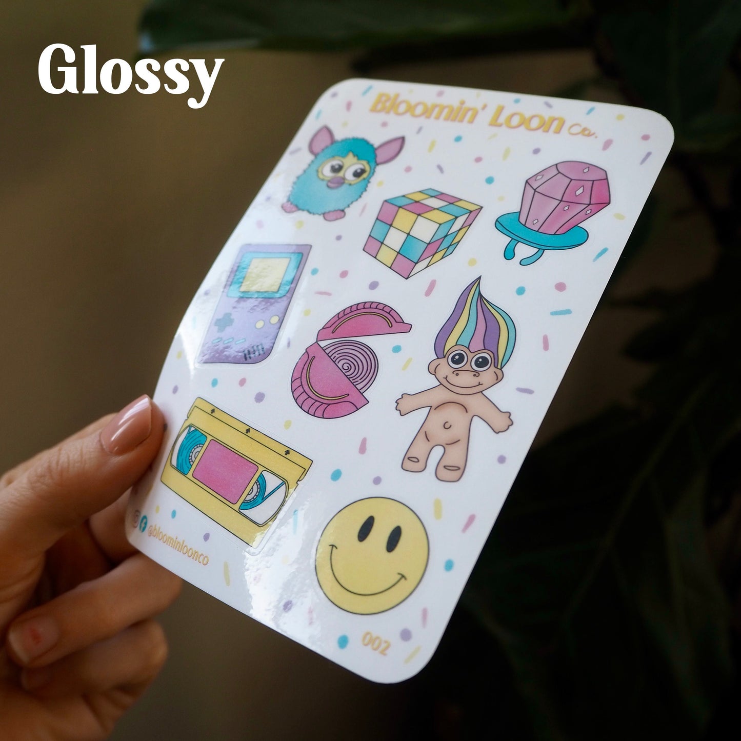 90's Aesthetic Sticker Sheet