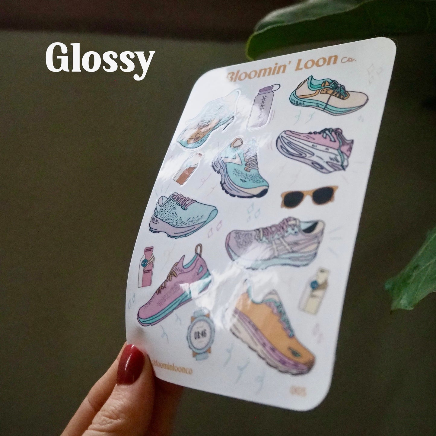 Runner's Journaling Sticker Sheet