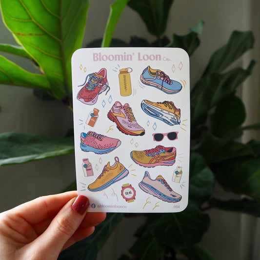 Runner's Journaling Sticker Sheet