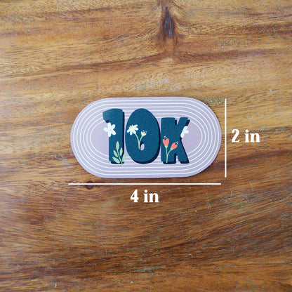 10k Race Event Sticker