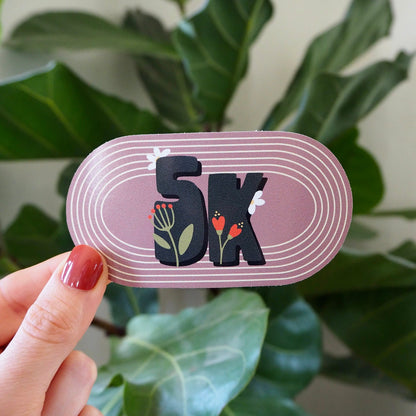 5k Track Event/Distance Sticker