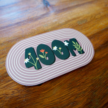 400m Track Event/Distance Sticker