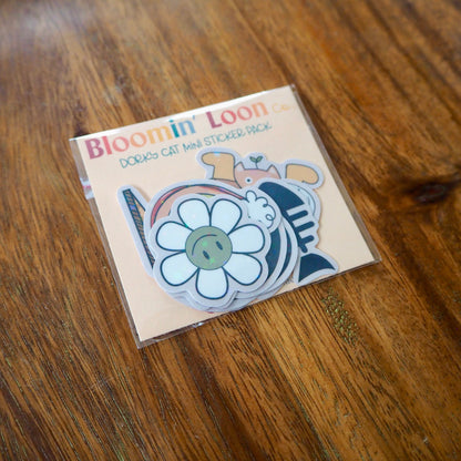 Dorky Cat Mini Sticker Pack