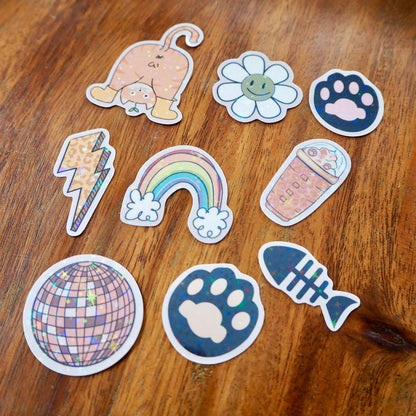 Dorky Cat Mini Sticker Pack