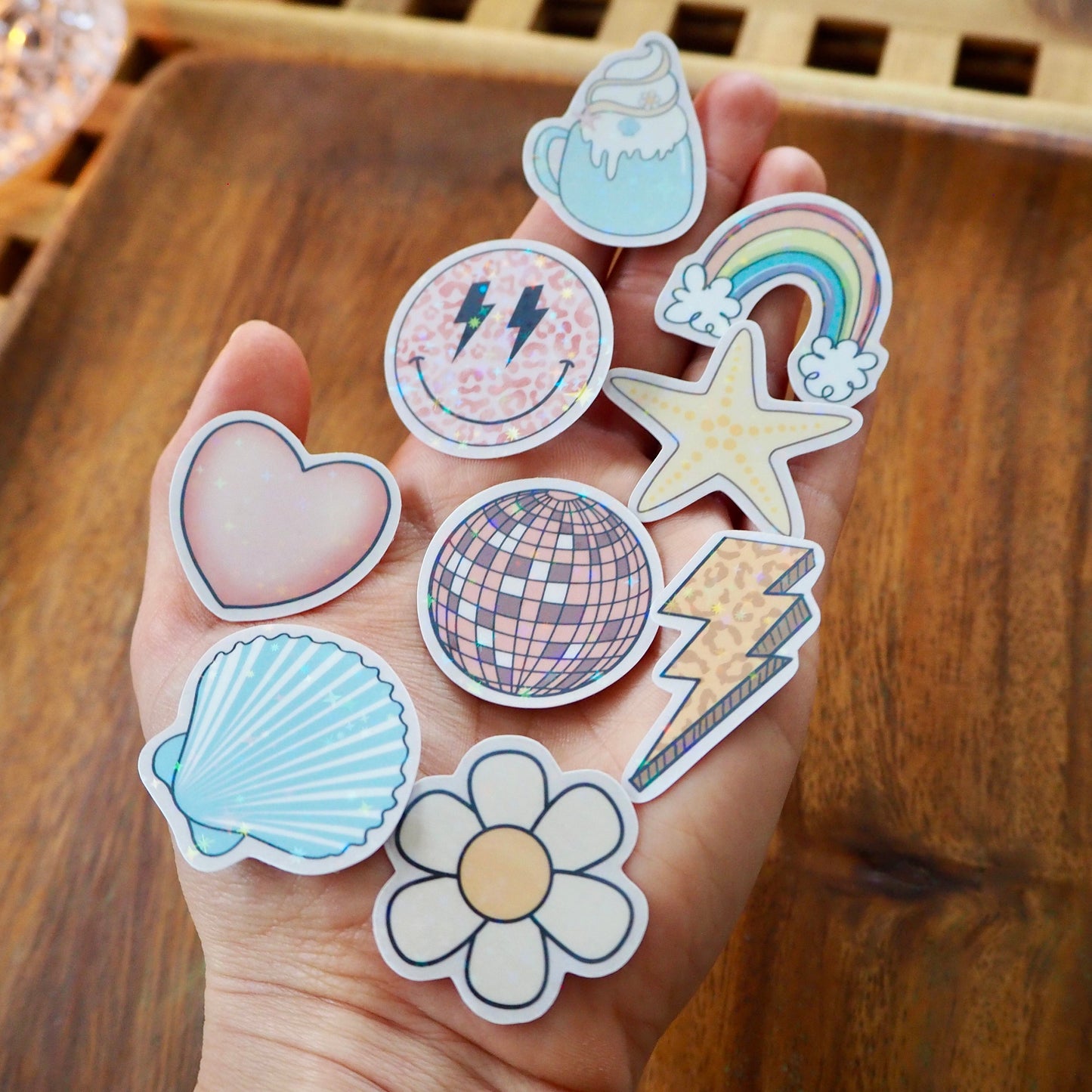 Retro Beach Party Mini Sticker Pack