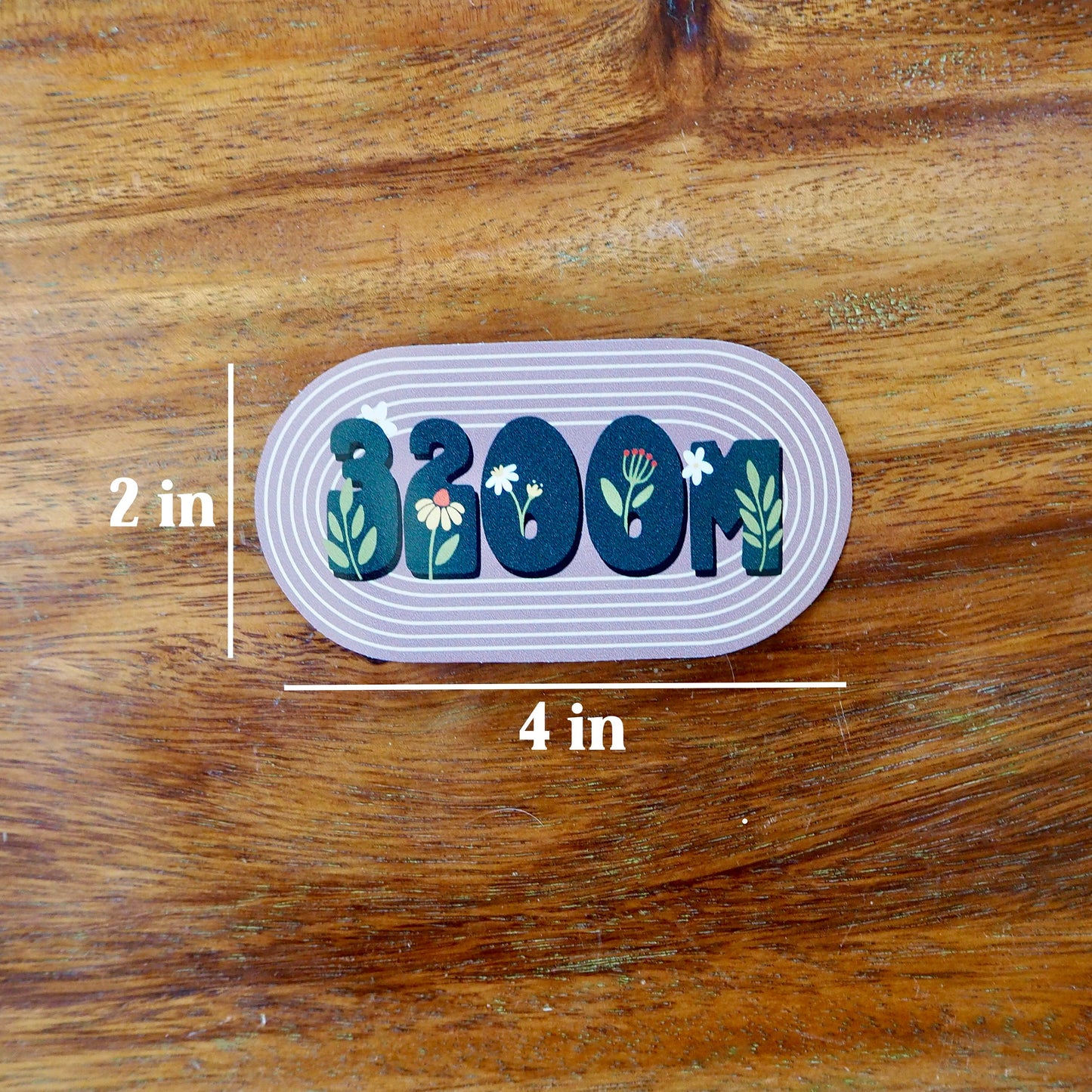 3200m Track Event/Distance Sticker