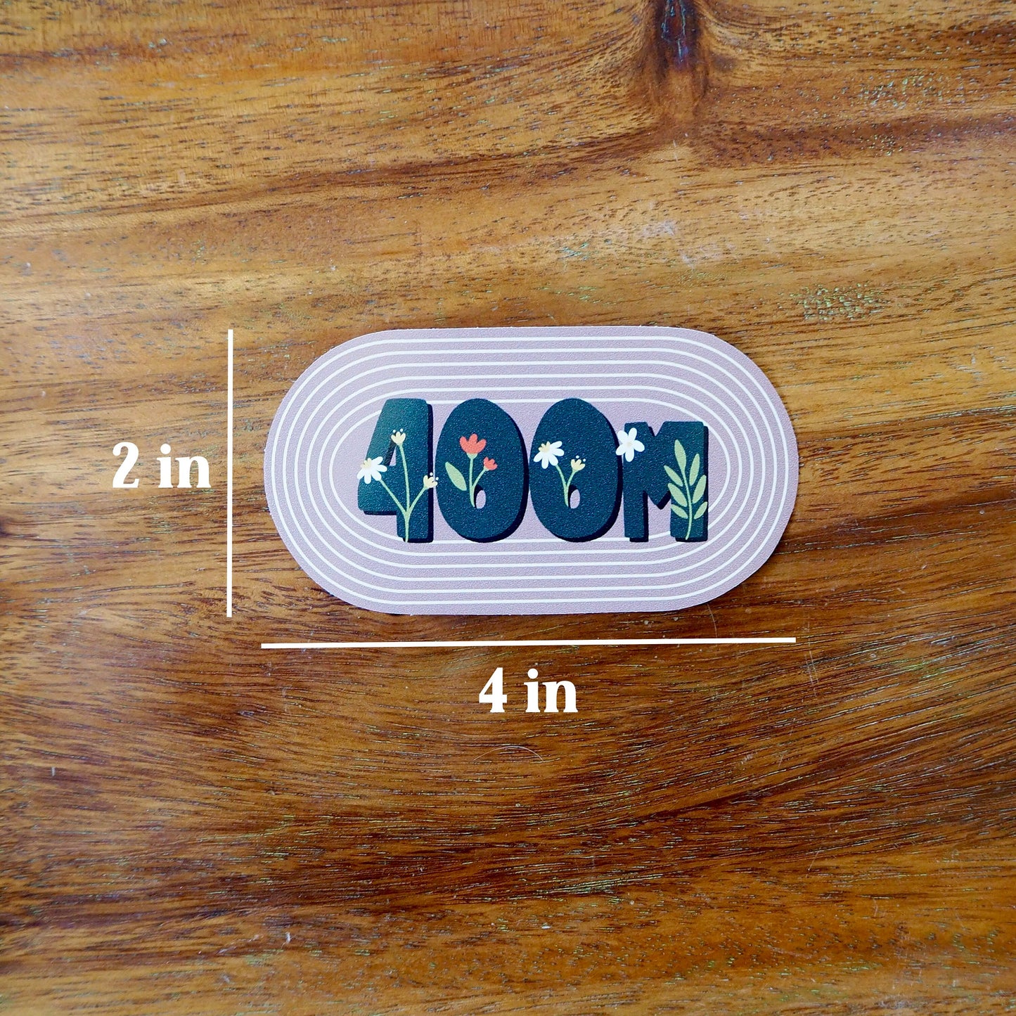 400m Track Event/Distance Sticker