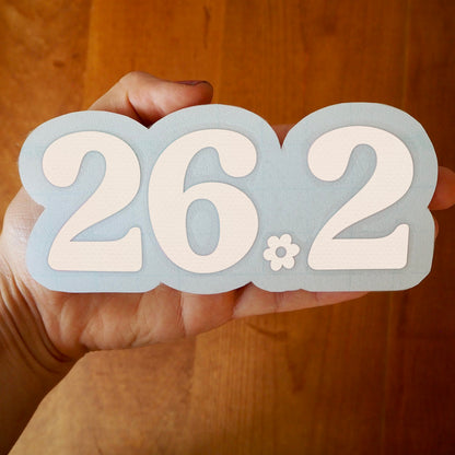 26.2 Marathon Distance Decal