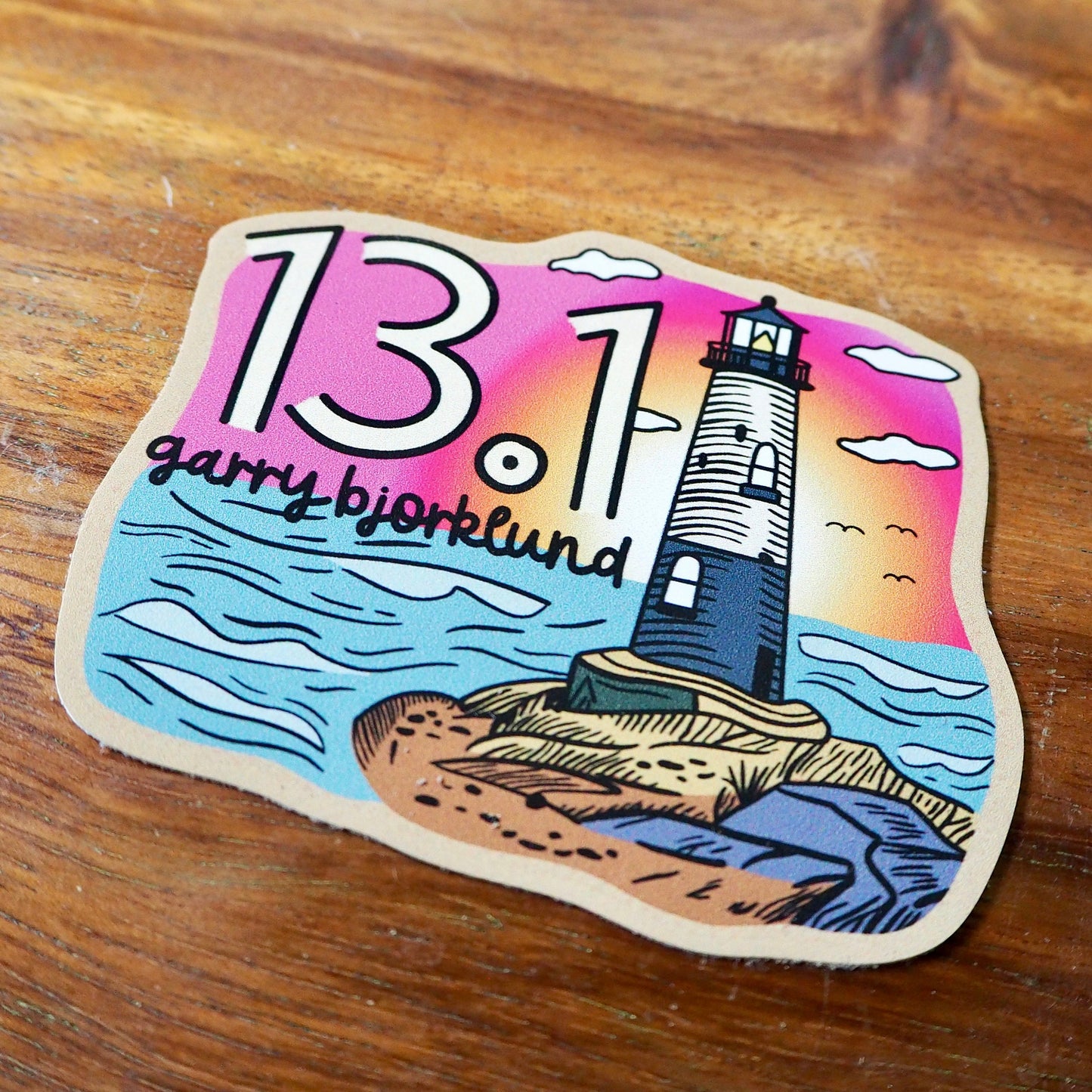 13.1 Garry Bjorklund Half Marathon Sticker