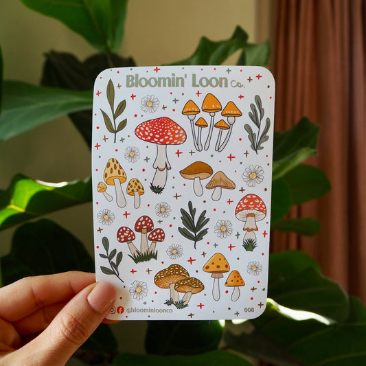 Mushroom Forest Sticker Sheet