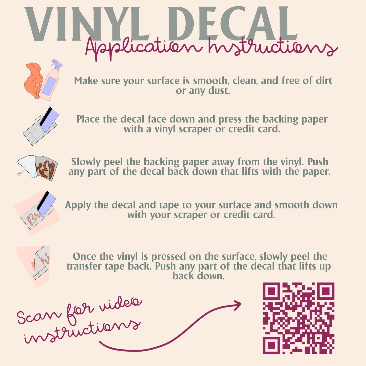 Lights, Camera, B*tch, Smile Decal