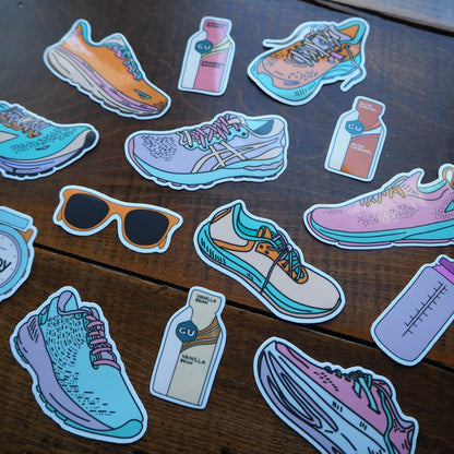 Ready, Set, RUN! Running/Walking Sticker Pack