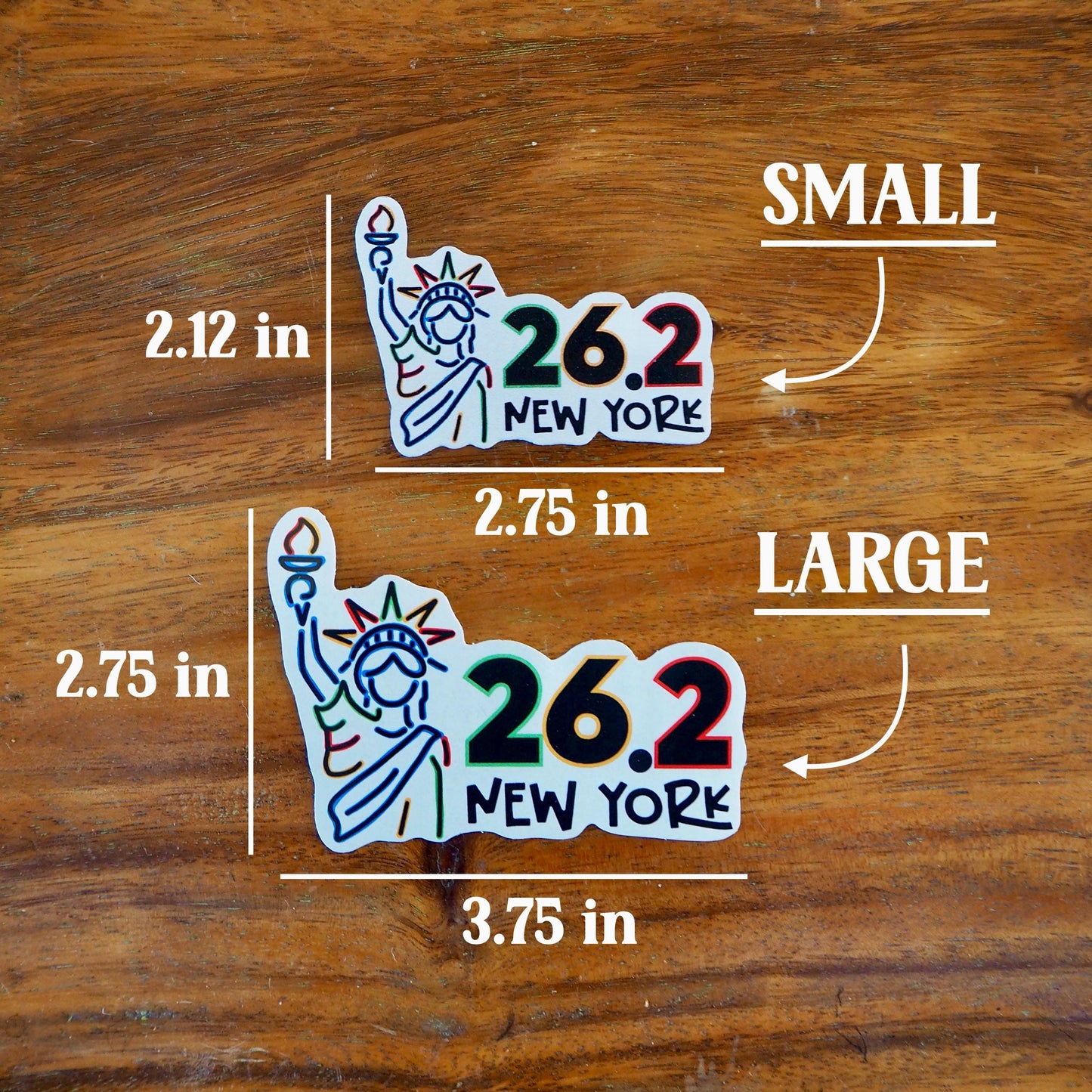 New York Marathon 26.2 Sticker