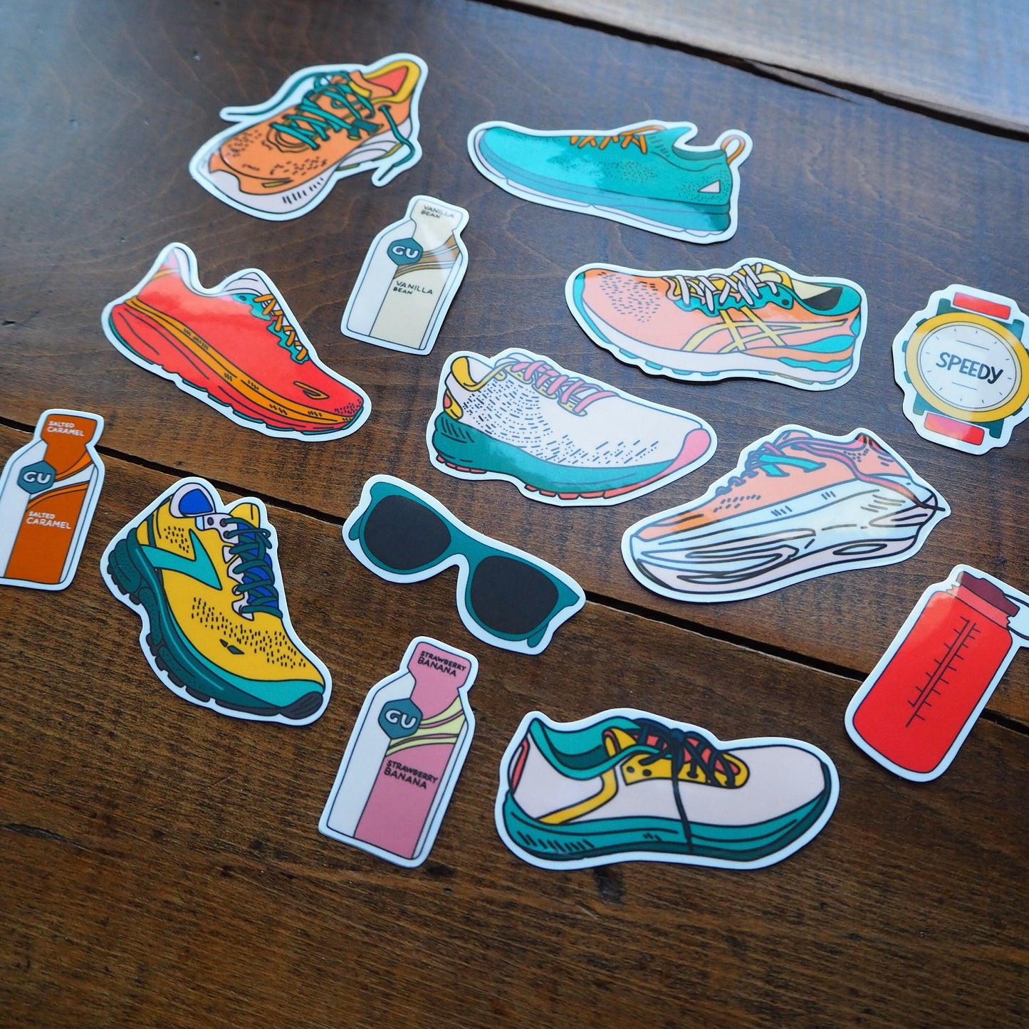 Hit The Road! Running/Walking Sticker Pack