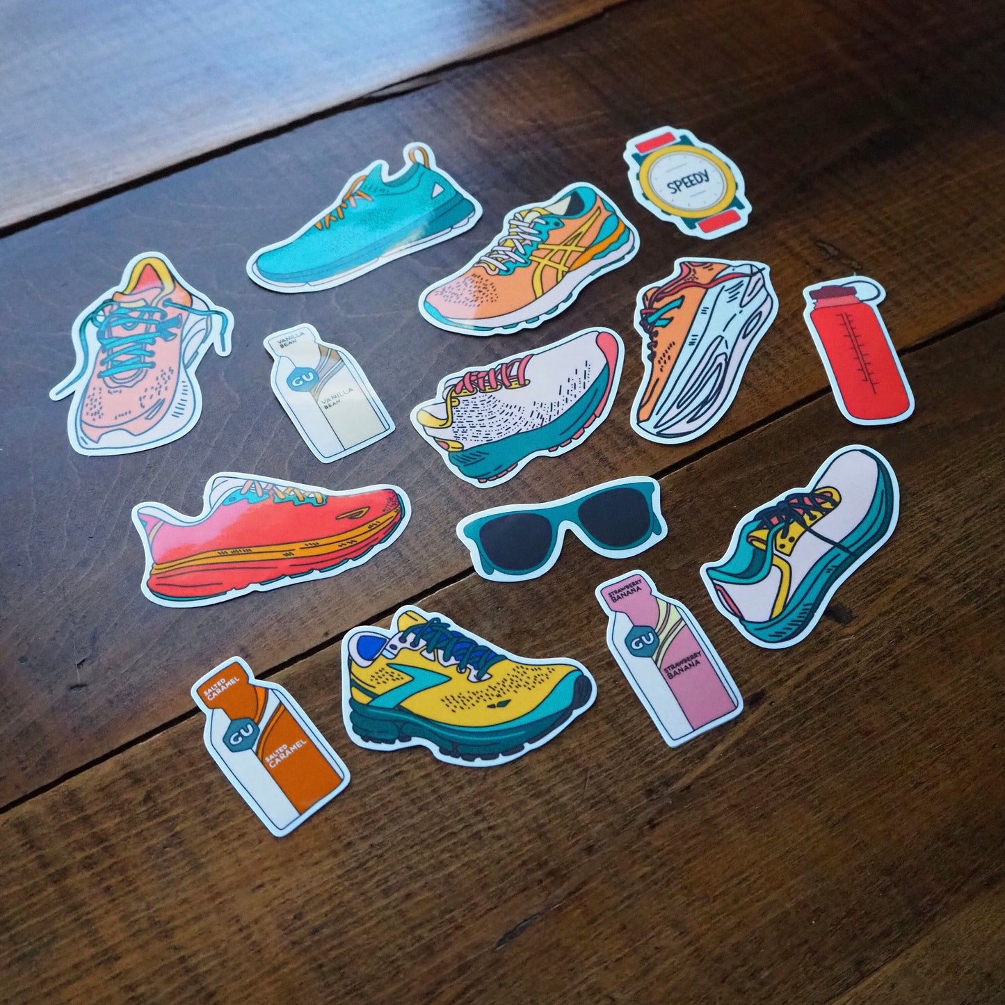 Hit The Road! Running/Walking Sticker Pack