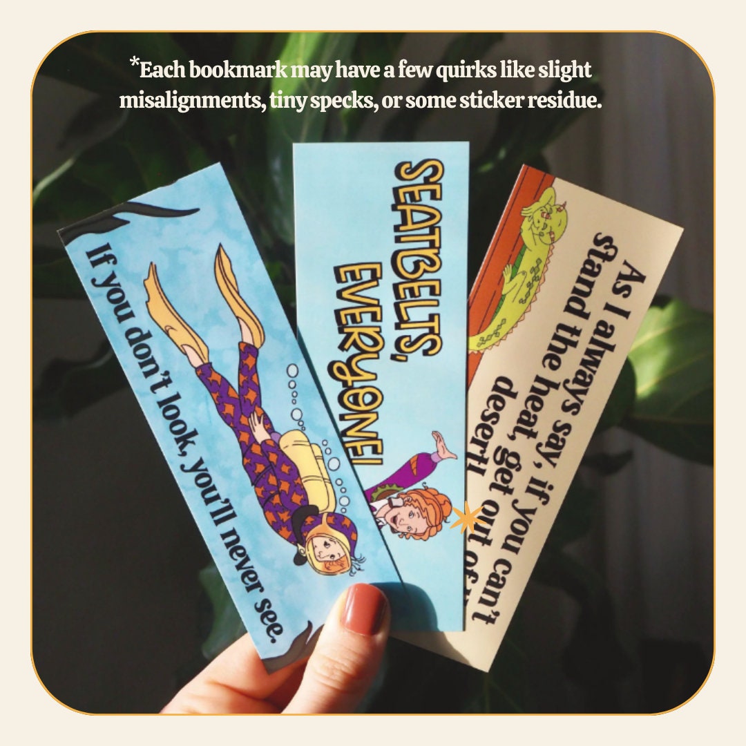 OOPSIES - Ms. Frizzle Double Sided Bookmark Set
