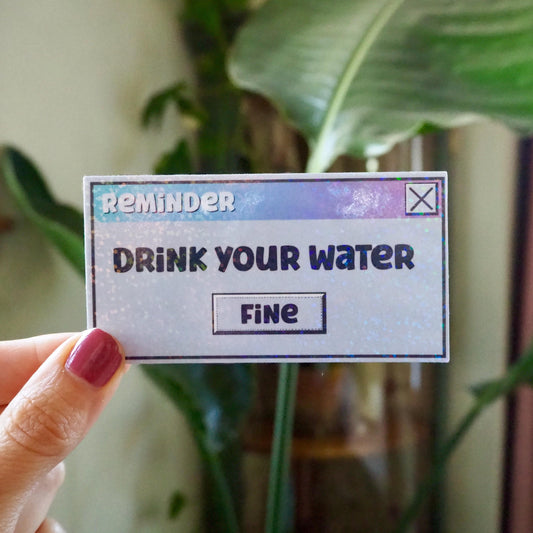 Drink Water Reminder Sticker