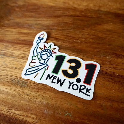 New York Half Marathon 13.1 Sticker
