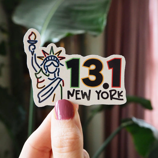 New York Half Marathon 13.1 Sticker