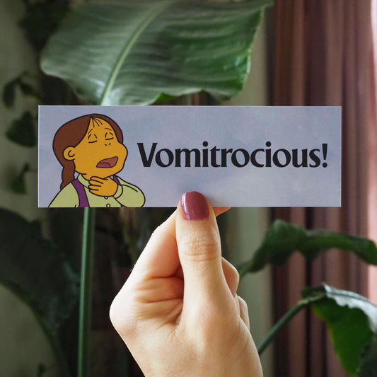 Muffy Vomitrocious Double Sided Bookmark