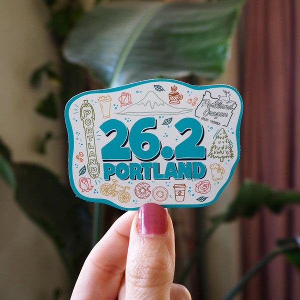 26.2 Portland Marathon Sticker