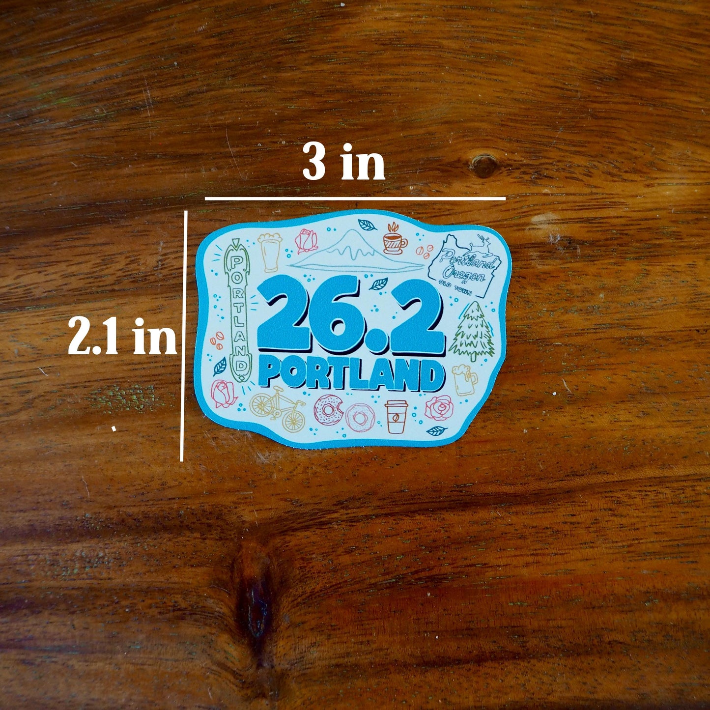 26.2 Portland Marathon Sticker