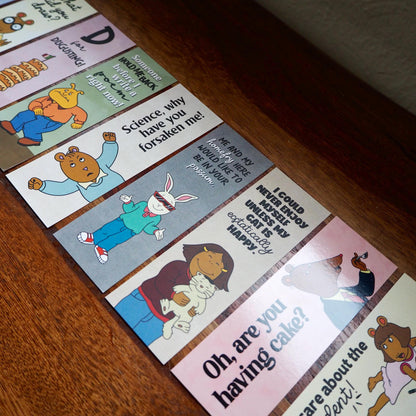 Arthur the Aardvark Themed Bookmarks