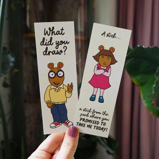 Arthur and DW Stick Bookmark