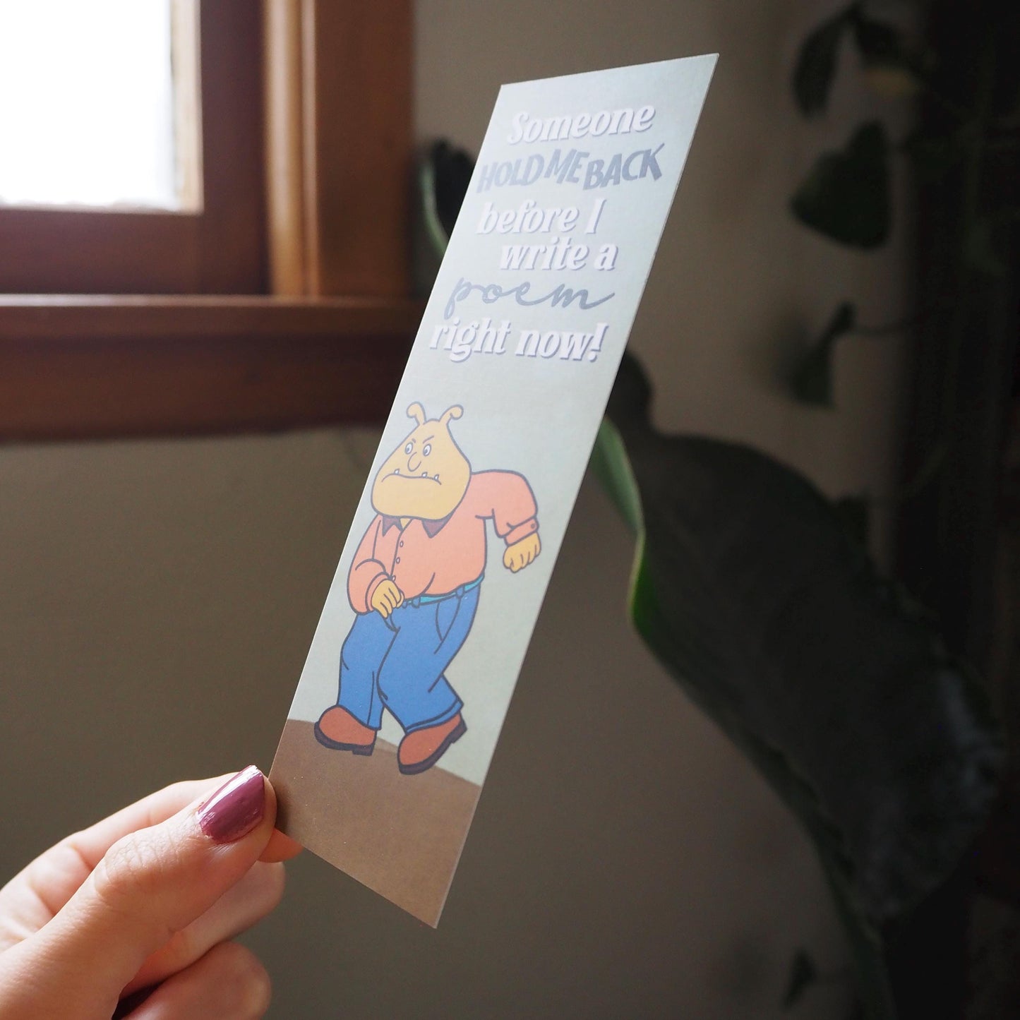 Binky Poem Bookmark