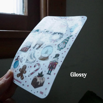 Vintage Inspired Christmas Sticker Sheet