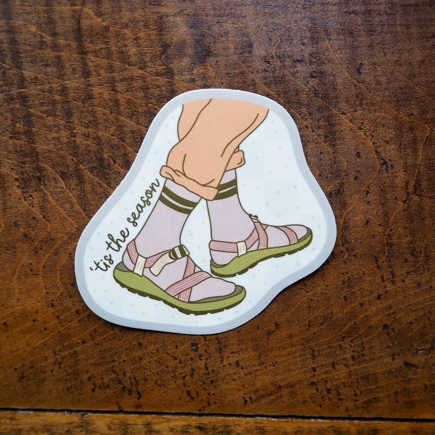 'Tis the Season Sockos Sticker